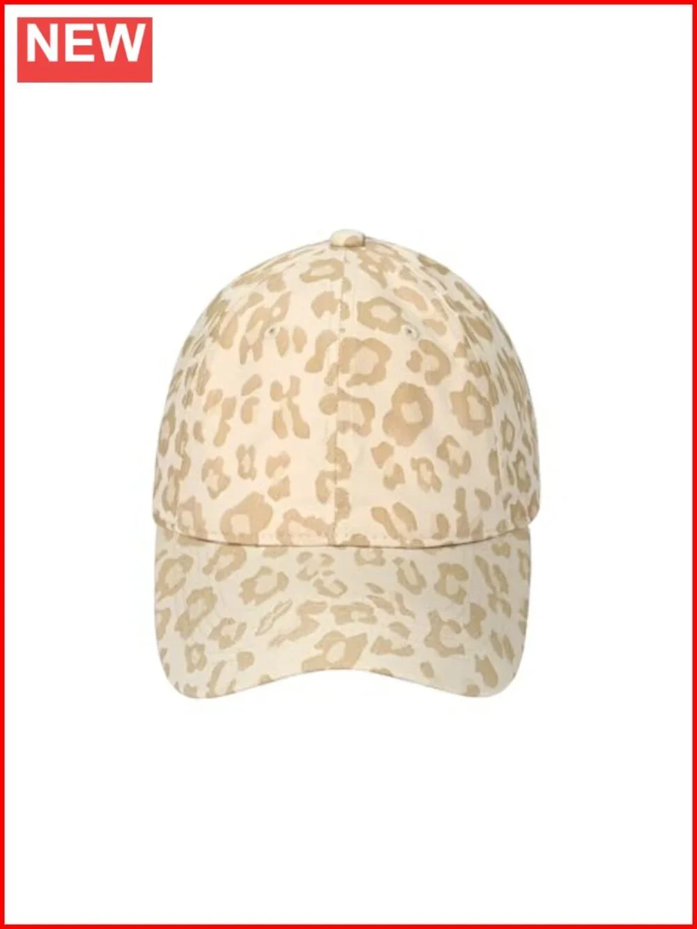 Women's Leopard Print Baseball Cap - Adjustable Stretch Fit Lightweight Nylon